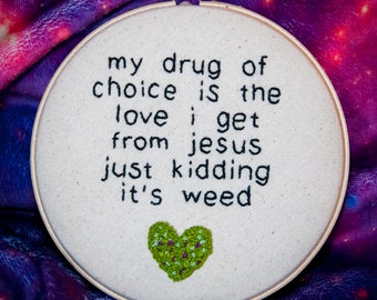 Mary Jane's Love Embroidery - 8 inch hoop