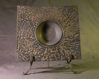 Textured cherry platter / bowl