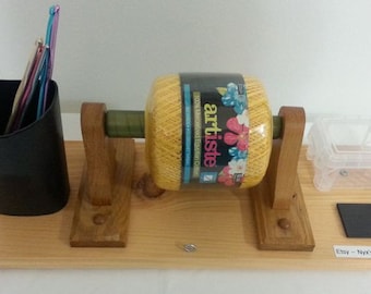 Sm Hardwood Crochet Thread Caddy™