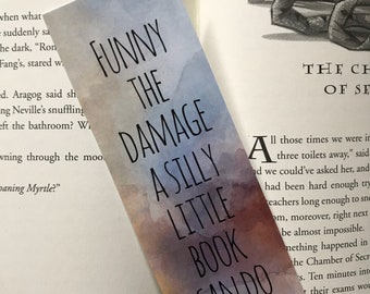 Funny The Damage Harry Potter Bookmark