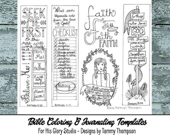 bible journaling template