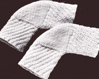 Knit Knee Cap Warmers Knitting Pattern PDF Instant Download
