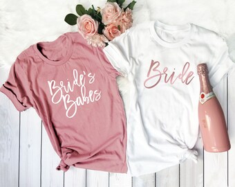 Bachelorette Party Shirt, Brides Babes Shirt, Babe of Honor Shirt, Bride Shirt, Bridesmaid Gift, Bridesmaid Shirt, Wedding Party Shirt