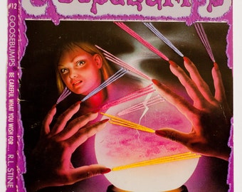 Embroidered Book Cover - Goosebumps: Be Careful What You Wish For ...