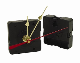 Clock Movement "AA" Mini Quartz Movement with Hands and Hardware