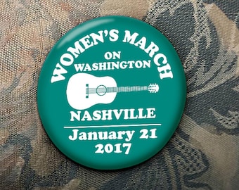 WOMEN'S MARCH on Washington Nashville supporters January 21 2017 election trump clinton teal