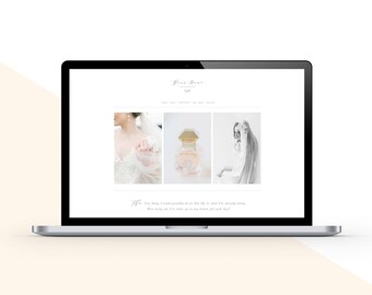 Squarespace Website Template for Creatives - Photographer Website Design - Branding & Marketing Templates - Aspen