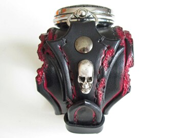 Rocker Watch, Gothic Watch, Skull Pocket Watch, Wrist Watch