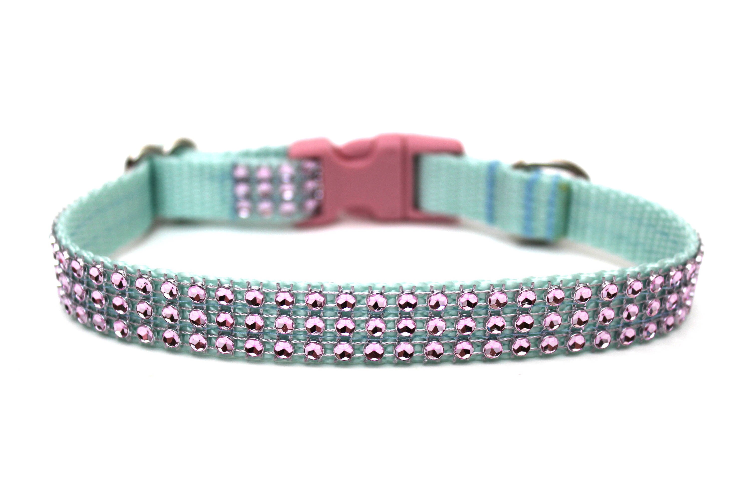 Rhinestone Dog Collar 5/8 Small Dog Collar