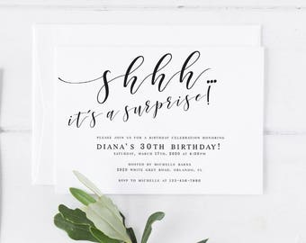 surprise invitation template