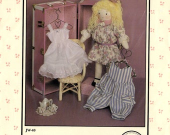 Ashley Beth 18 Inch Doll and Clothes Sewing Pattern New Uncut