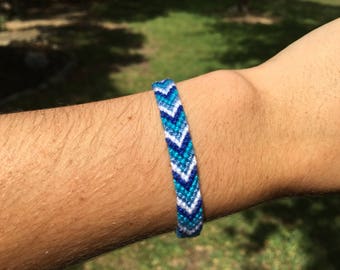 Custom Knotted Friendship Bracelet - Chevron