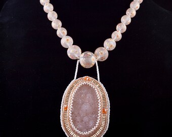 Gilded Druzy Necklace