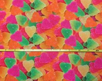 NEW Sugar drops on cotton lycra knit fabric 95/5 58" wide.
