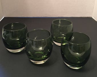 Green Roly Poly Glasses