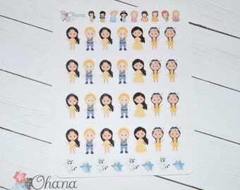 Pocahontas Planner Stickers ~ Disney Inspired | Life Planner | EC | Erin Condren | Limelife | Inkwell | Plum | Kikki | Decorative | Movie