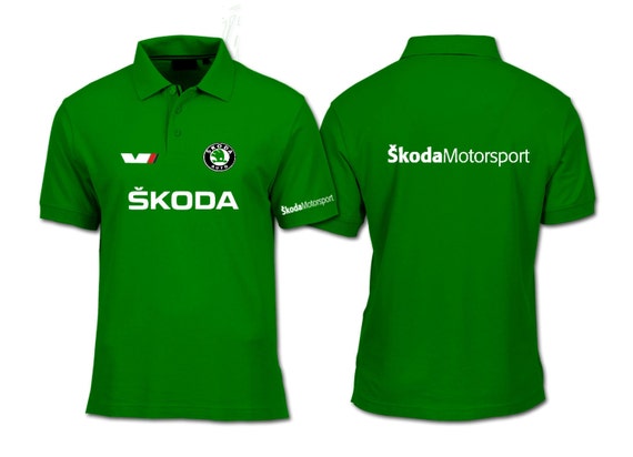 Skoda Motorsport Polo shirt all colors all sizes Shipping free