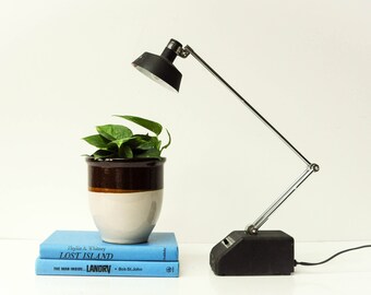 Vintage Black Goose Neck Desk Lamp