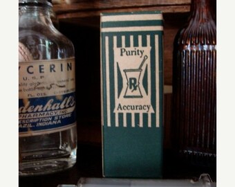 ONSALE Antique Medical Rx Original Box