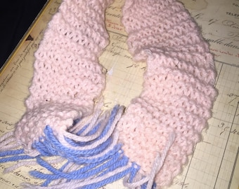 Vintage Doll Knit Scarf