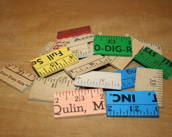 Wooden Yardstick Pieces - set of 20 - item #2420-1