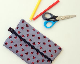 flat school pencil case