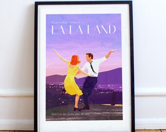 La La Land Classic style film poster
