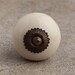 Cream Colored Cabinet Knobs (Sold In Set of 3)