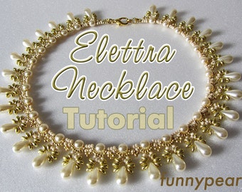 Necklace Elettra. Tutorial PDF