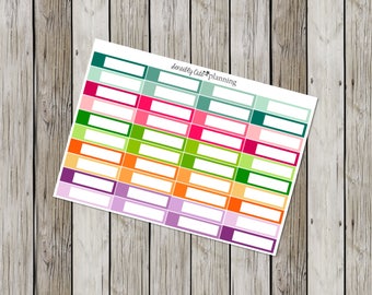 Blank Appointment Box Stickers for Erin Condren Life Planner (ECLP)