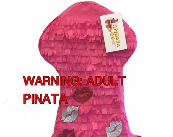 Pecker Pinata Brown & Black Color 24" Tall