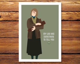 Log Lady - Twin Peaks 5x7 Print