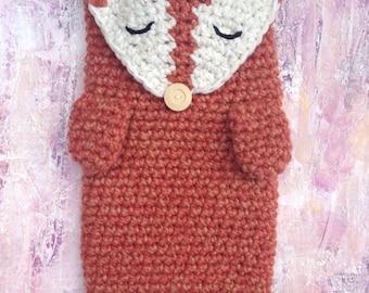 Fox Hot Water Bottle Cover
