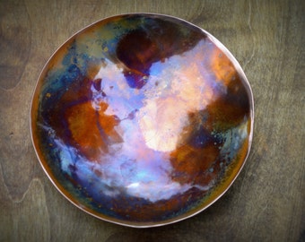 Hammered Copper Bowl * Copper Anniversary Gifts * Gift for Men * 7th Anniversary Gift * 7 Year Anniversary Gifts for Women * Copper Items