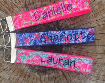 Designer Inspired Key Chains - Personalized Sorority Key Chains - Sorority Key Chains - Personalized Key Fob - Monogrammed Keychain