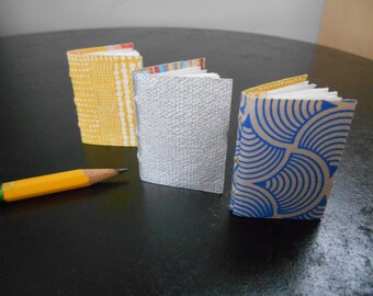 Small Handmade Books, Set of Three