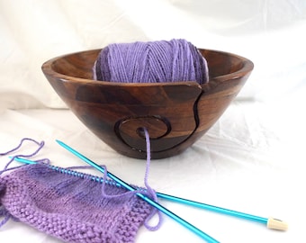 Extra Large Wooden Yarn Bowl