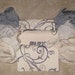 Seam Binding Hand Dyed - Distress Antiqued Vintage Inspired - Crinkled - Gris Delight Paris Market (HDSB011) ECS