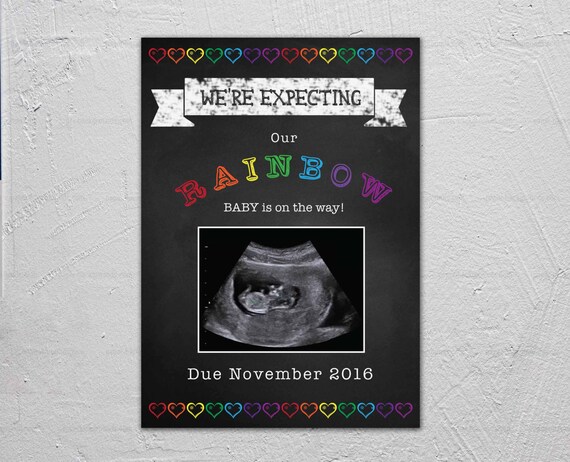 Download Rainbow Baby Announcement Ideas Glitter N Spice