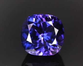 7.86 ctw. blue purple sapphire loose gemstone.