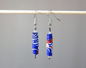Japanese paper earrings