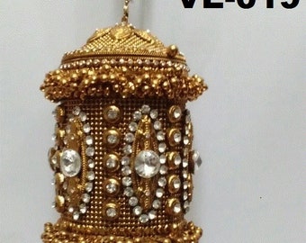 VE19 Exclusive 'Trinity' Gold, Silver, Black and Rose Gold metal luxury clutch