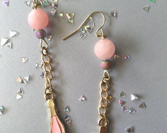 Champagne Celebration Bubbly Dangle Earrings