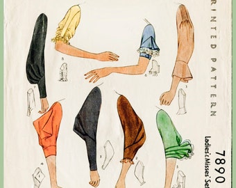 Vintage Sewing Pattern 1930s 30s sleeve set 8 styles bust 34 b34 French and English repro reproduction