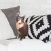 personalized cat pillow