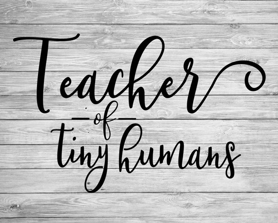 Download Teacher of Tiny Humans SVGDXFAI Cut File