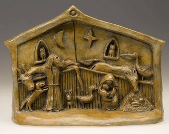 Handmade Nativity Scene