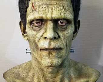 Frankenstein bust Boris Karloff 1:1 scale lifesize resin head prop Miles Teves isnt a mask Dracula Mummy Wolfman Universal Monsters Creature