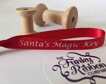 Santa's magic key ribbons