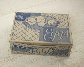 1930s egg carton | vintage 30s kitchen decor